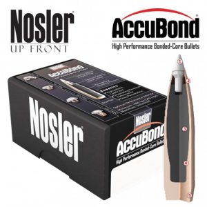 NOSLER ACCUBOND SPITZER – 7MM CAL 160GR / 50