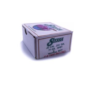 SIERRA MATCHKING HPBT – 22 CAL 77GR / 500