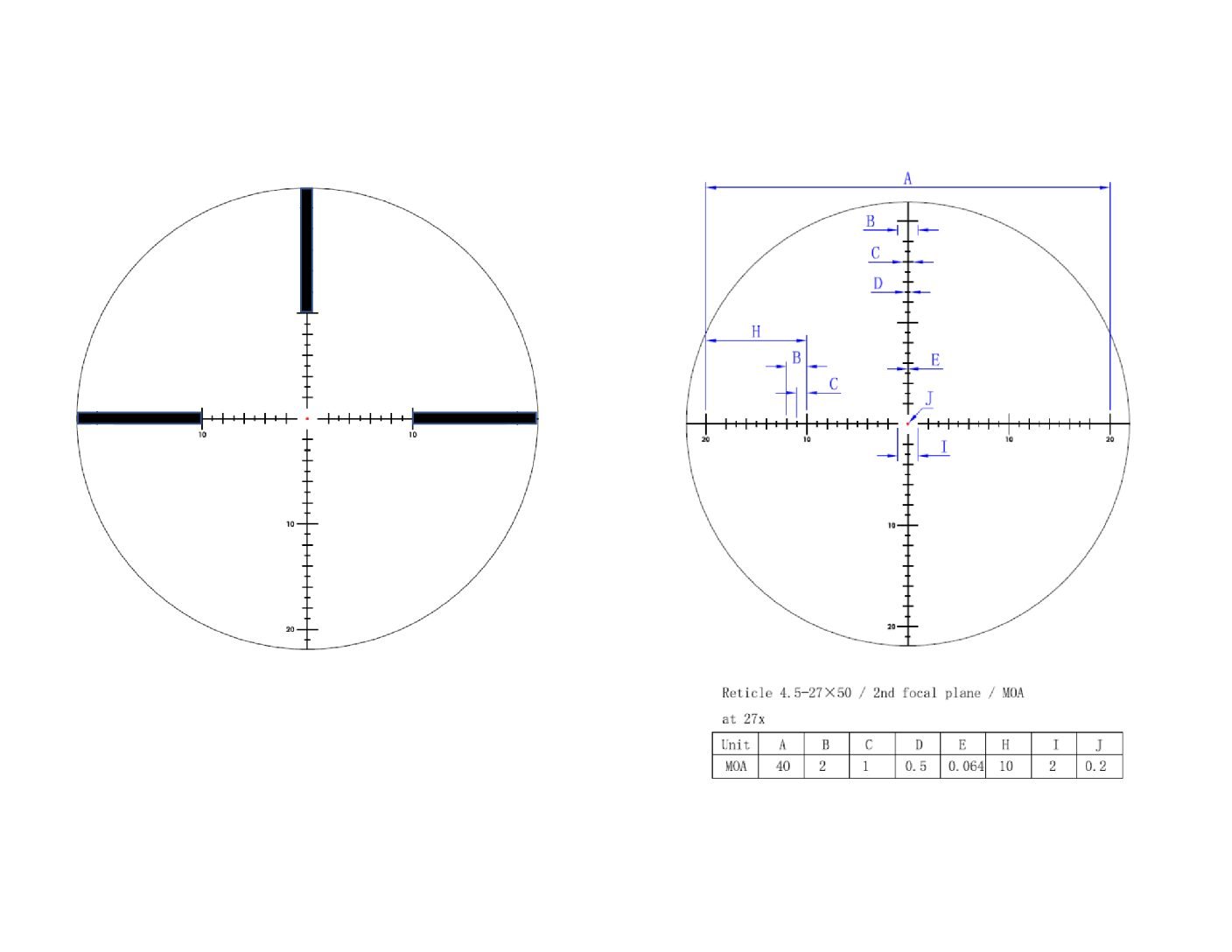 GPO SPECTRA 6X 4.5-27X50i PLRi